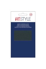 Restyle Restyle Snelfix reparatiedoek (niet-rekbaar) donker grijs/ groen 542