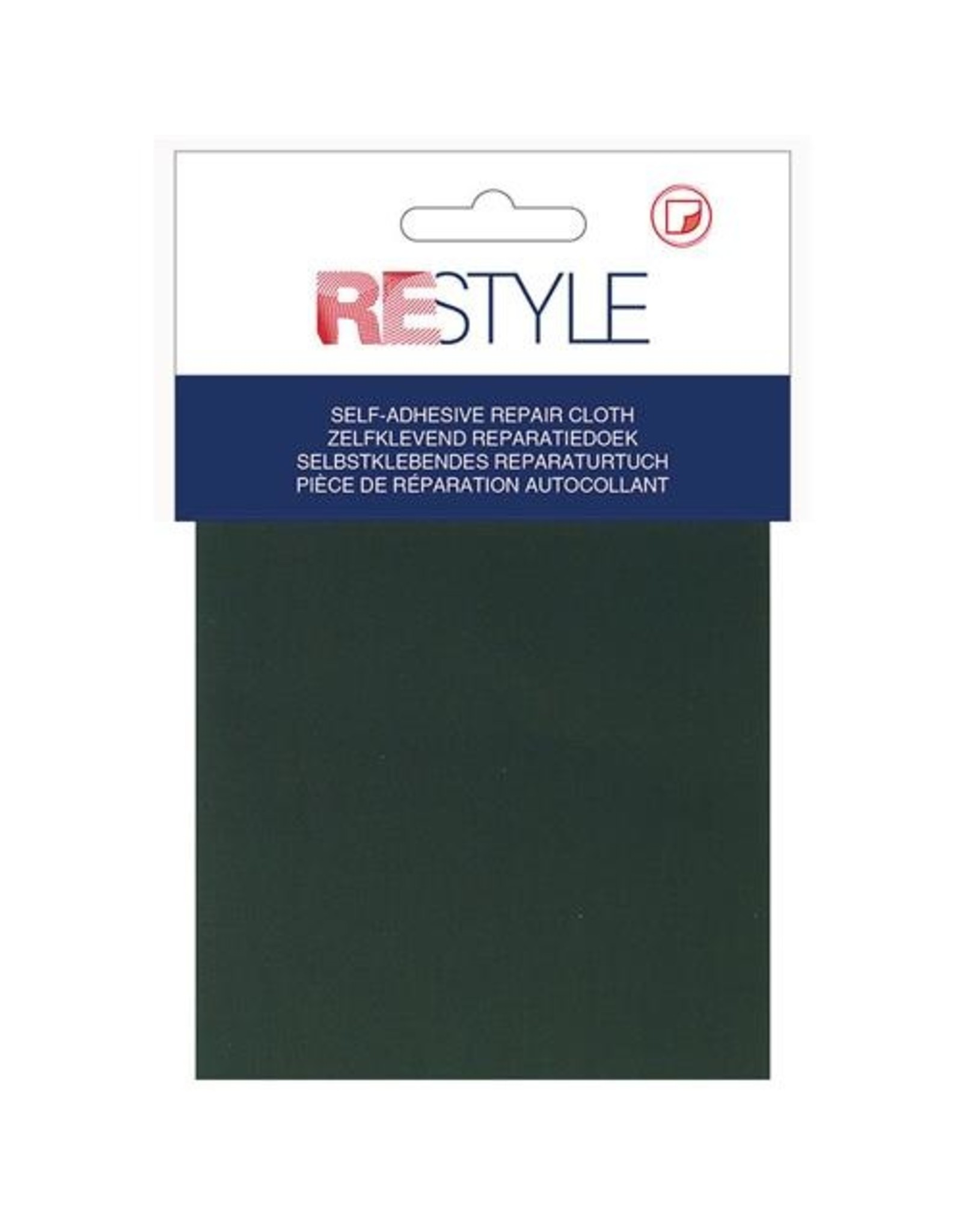 Restyle Restyle reparatiedoek nylon zelkl. 10x20cm d.groen 461
