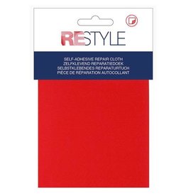 Restyle Restyle reparatiedoek nylon zelkl. 10x20cm rood 722