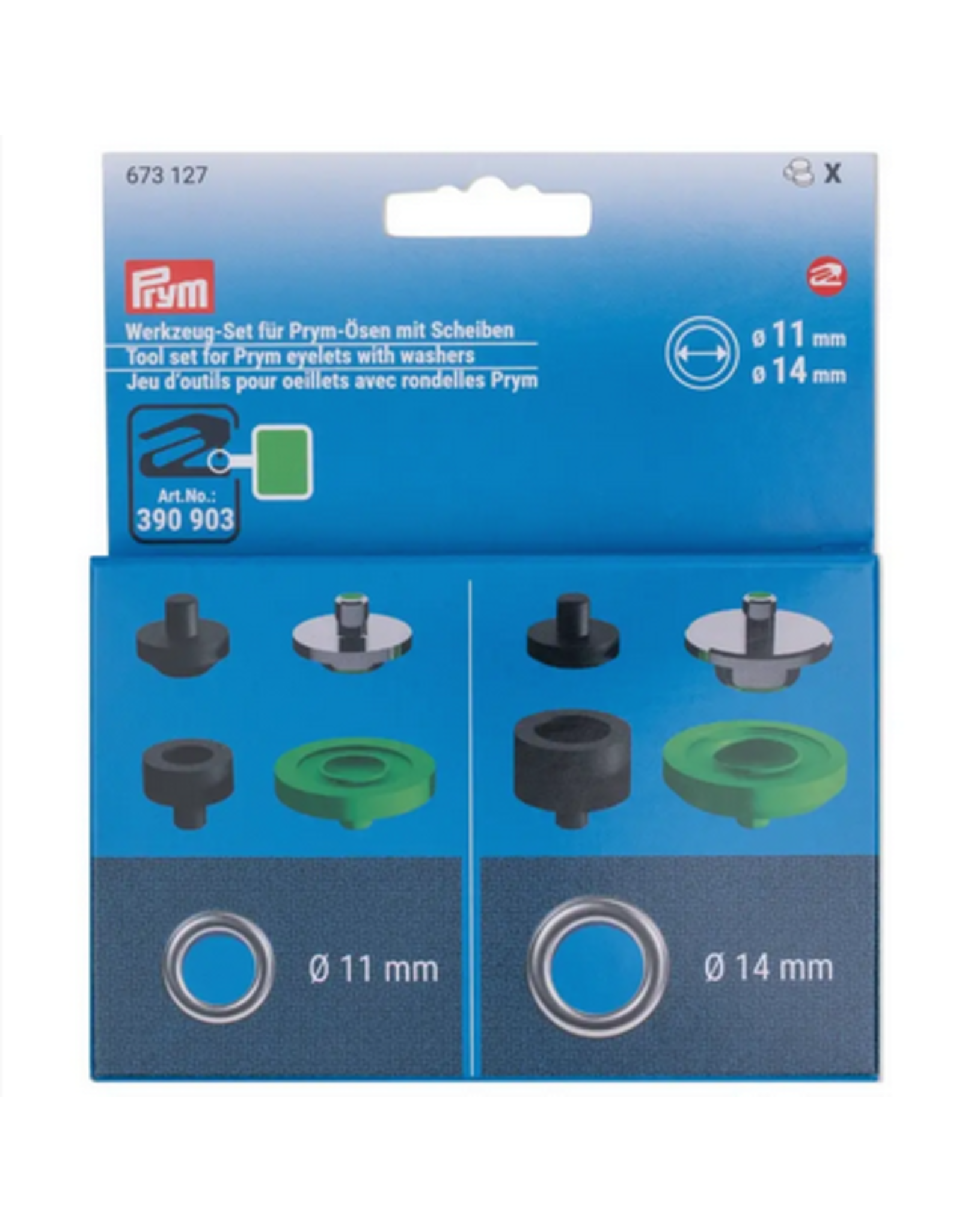 Prym Prym Gereedschapset ringen met schijven 11-14mm voor Creative tool