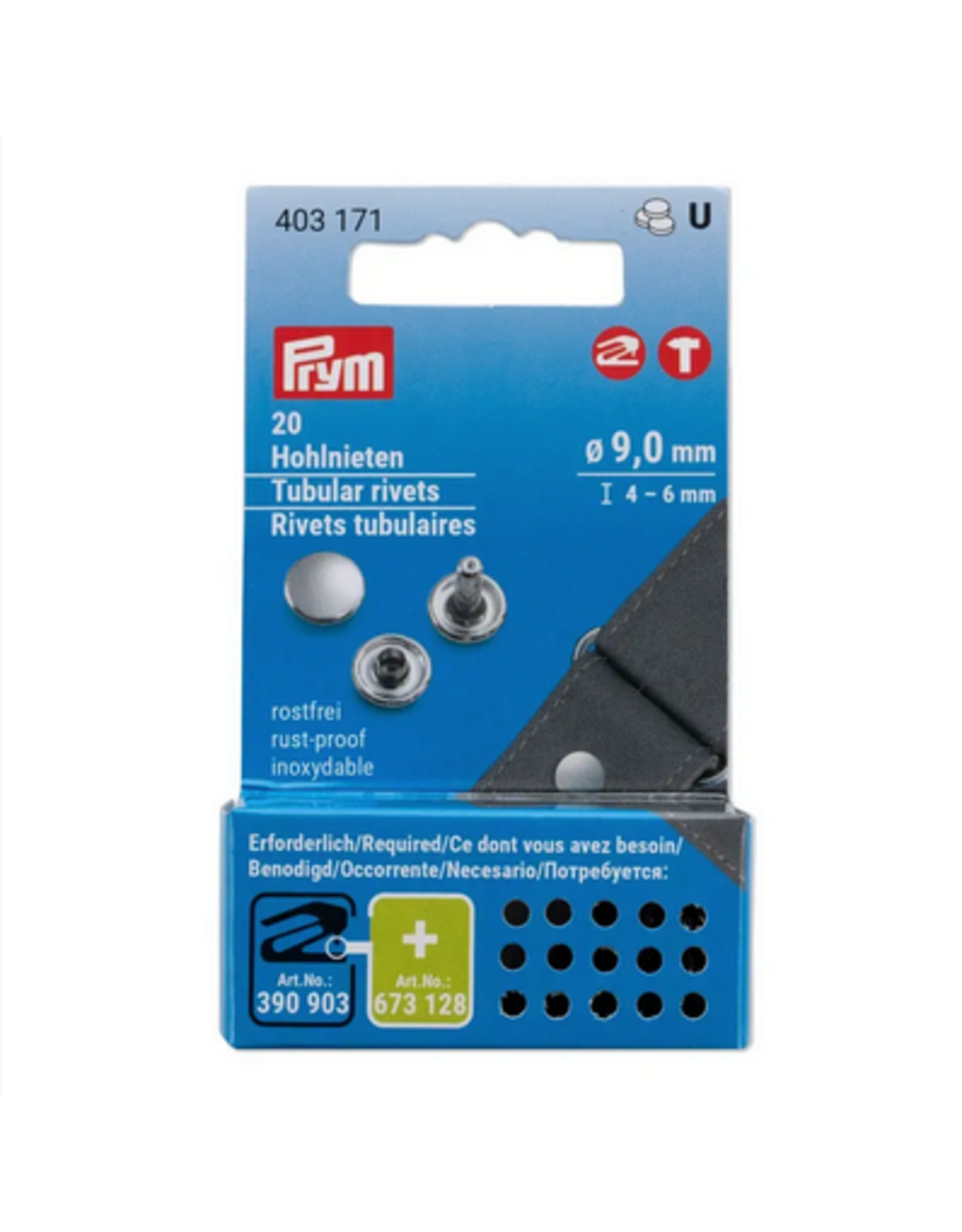 Prym Prym Holle nieten 4-6mm voor Creative tool