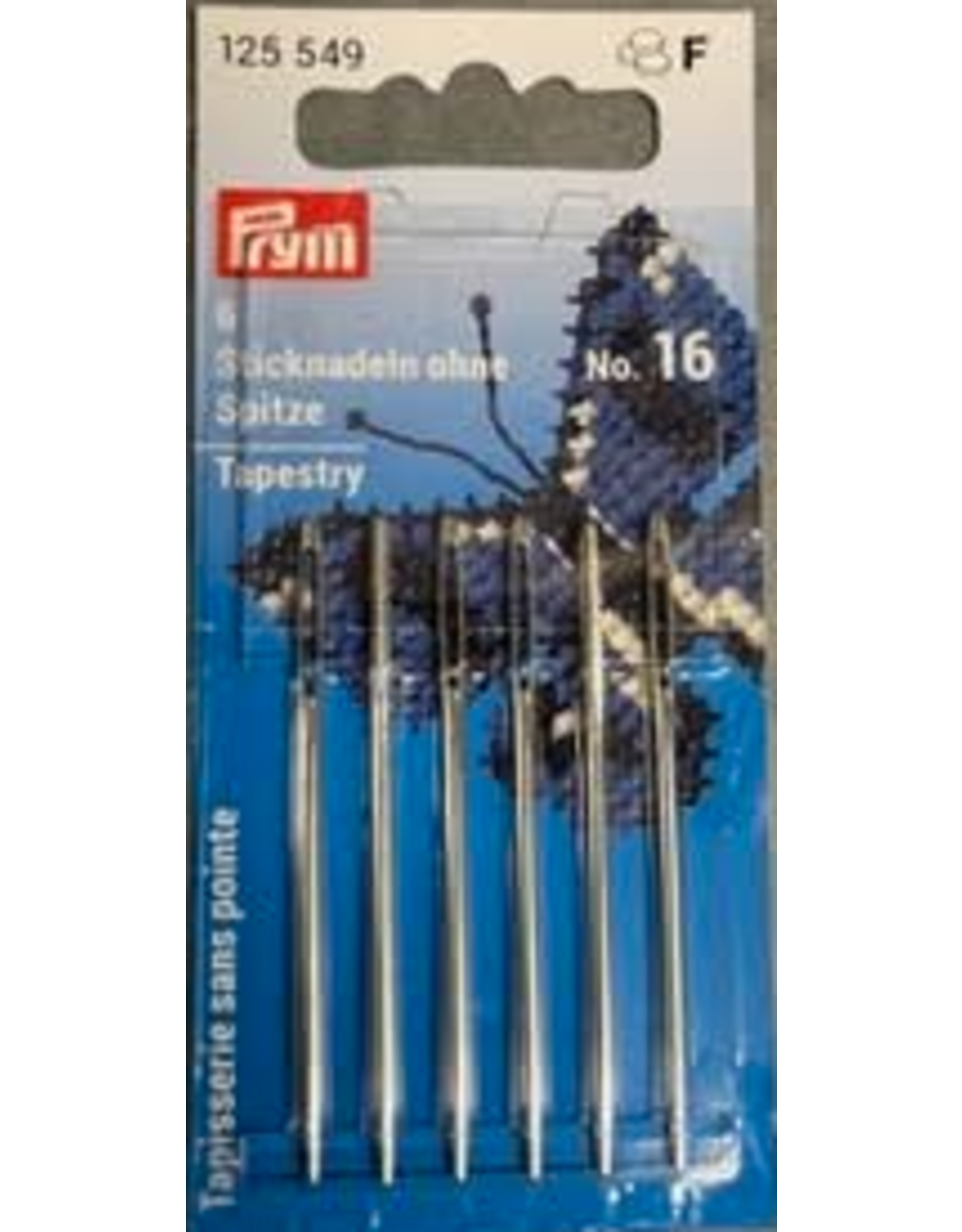 Prym Borduurnaalden zonder punt staal No. 16 1,60x55mm