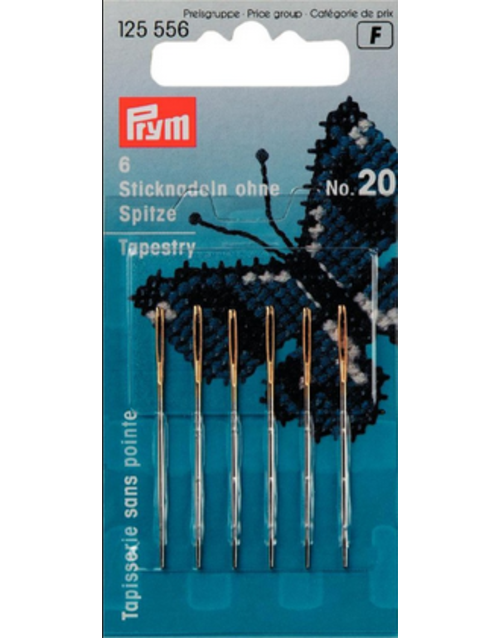 Prym Borduurnaalden zonder punt staal No. 20 1,00x43mm