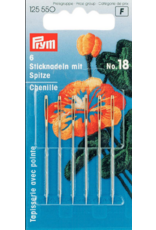 Prym Prym Borduurnaalden staal No. 18 m. punt 1,20x50mm