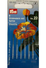 Prym Borduurnaalden staal No. 22 m. punt 0,90x40mm