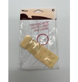 Mediac Mediac BH-verlengstuk 35mm 3x2 haken beige