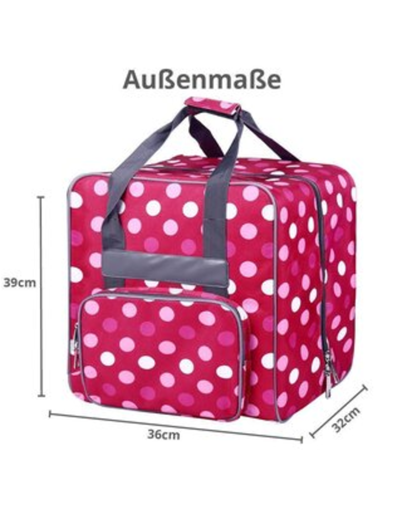 Philipp Babysnap overlocktas multicolor violet 39x32x36 cm