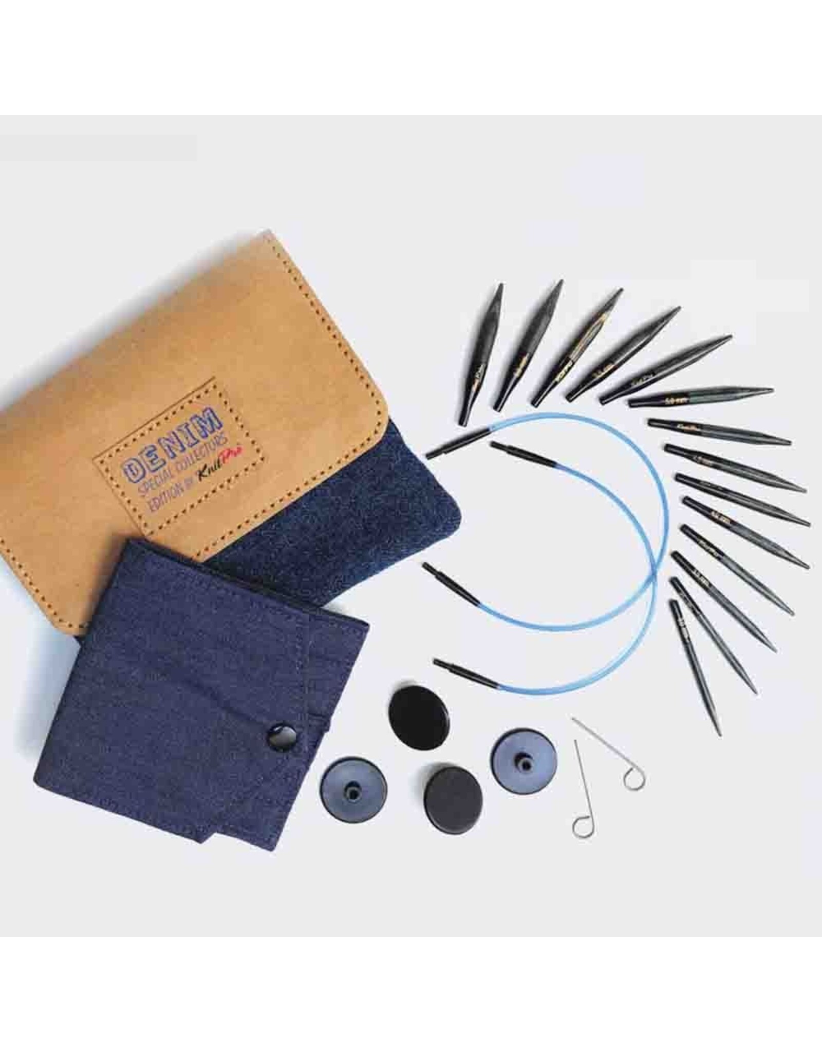 KnitPro KnitPro Verwisselbare naaldenset mini hout indigo - 1st