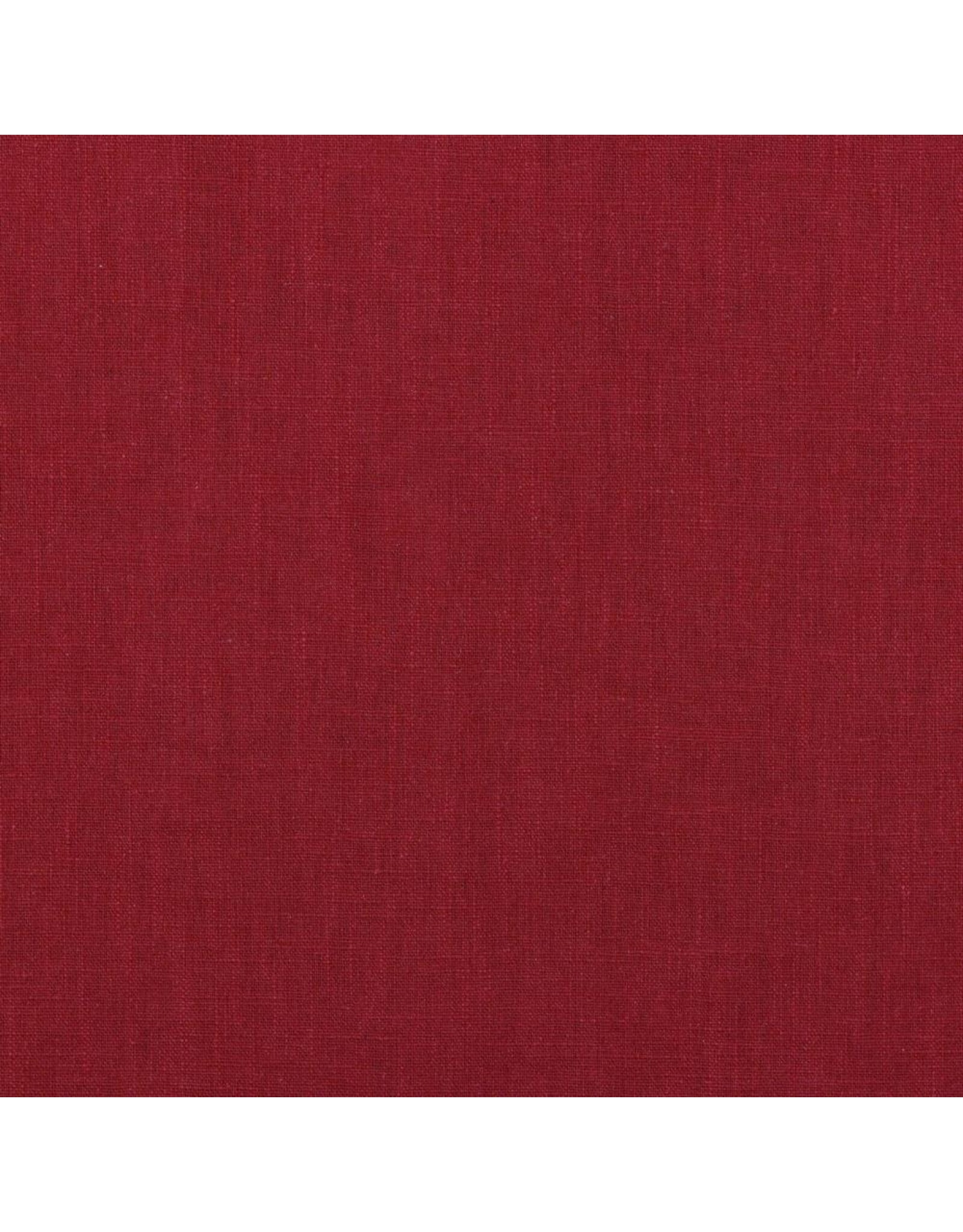 Linen washed dark red