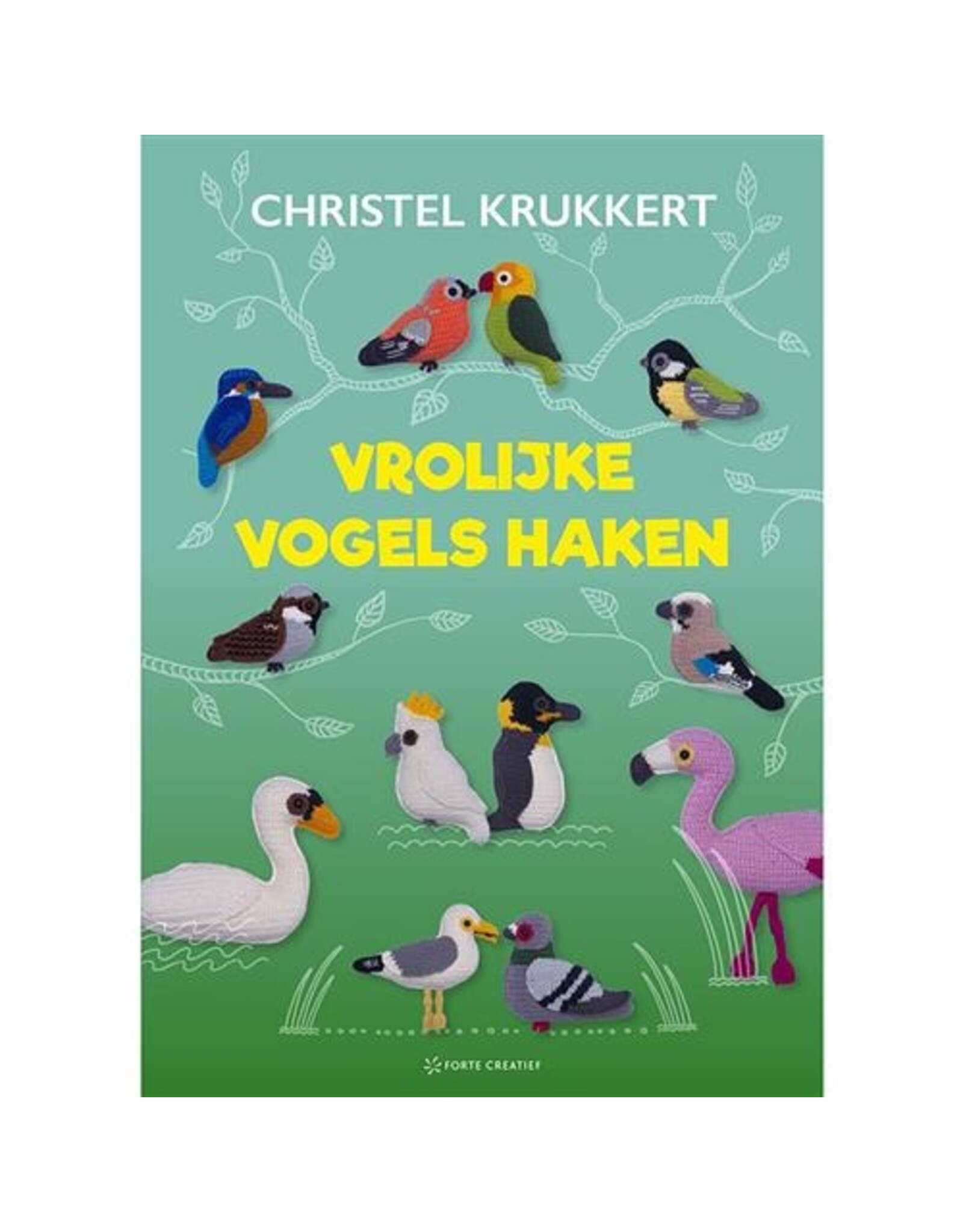 Boek: Vrolijke vogels haken - C. Krukkert