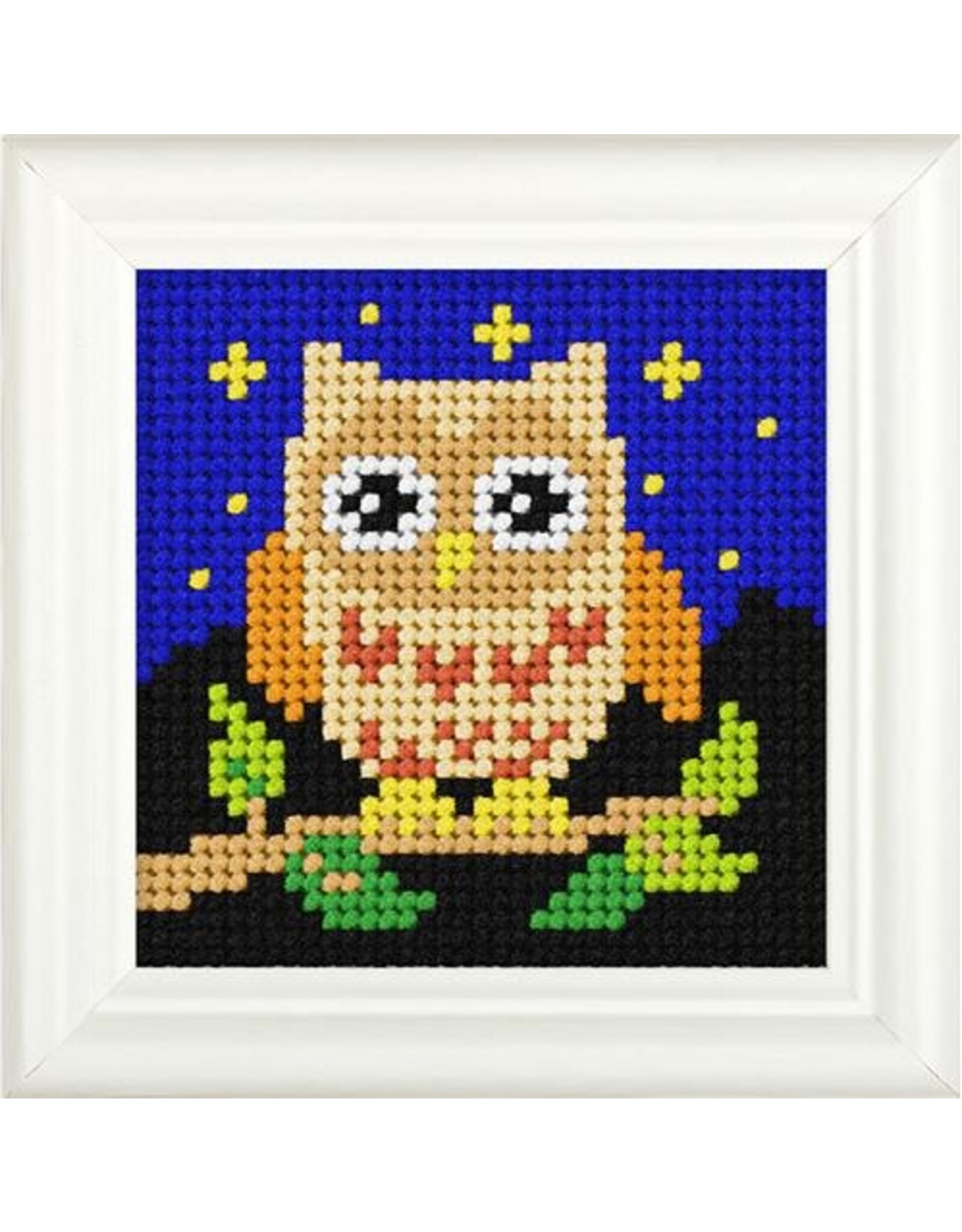 Orchidea Orchidea kruissteekpakket uil 11x11cm
