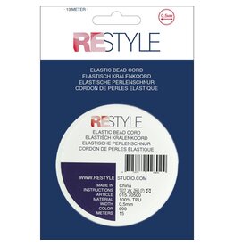 Restyle Restyle Elastisch kralenkoord 0,5mm - 13 meter