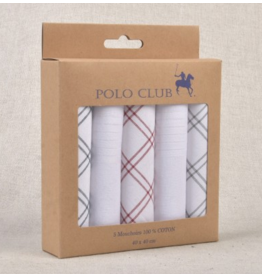 Zakdoeken 100% katoen col. 010 - 5 stuks