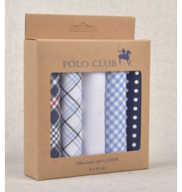 Zakdoeken 100% katoen col. 016 - 5 stuks