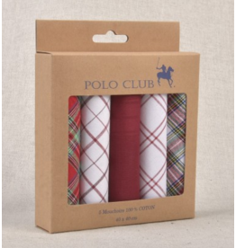 Zakdoeken 100% katoen col. 013 - 5 stuks