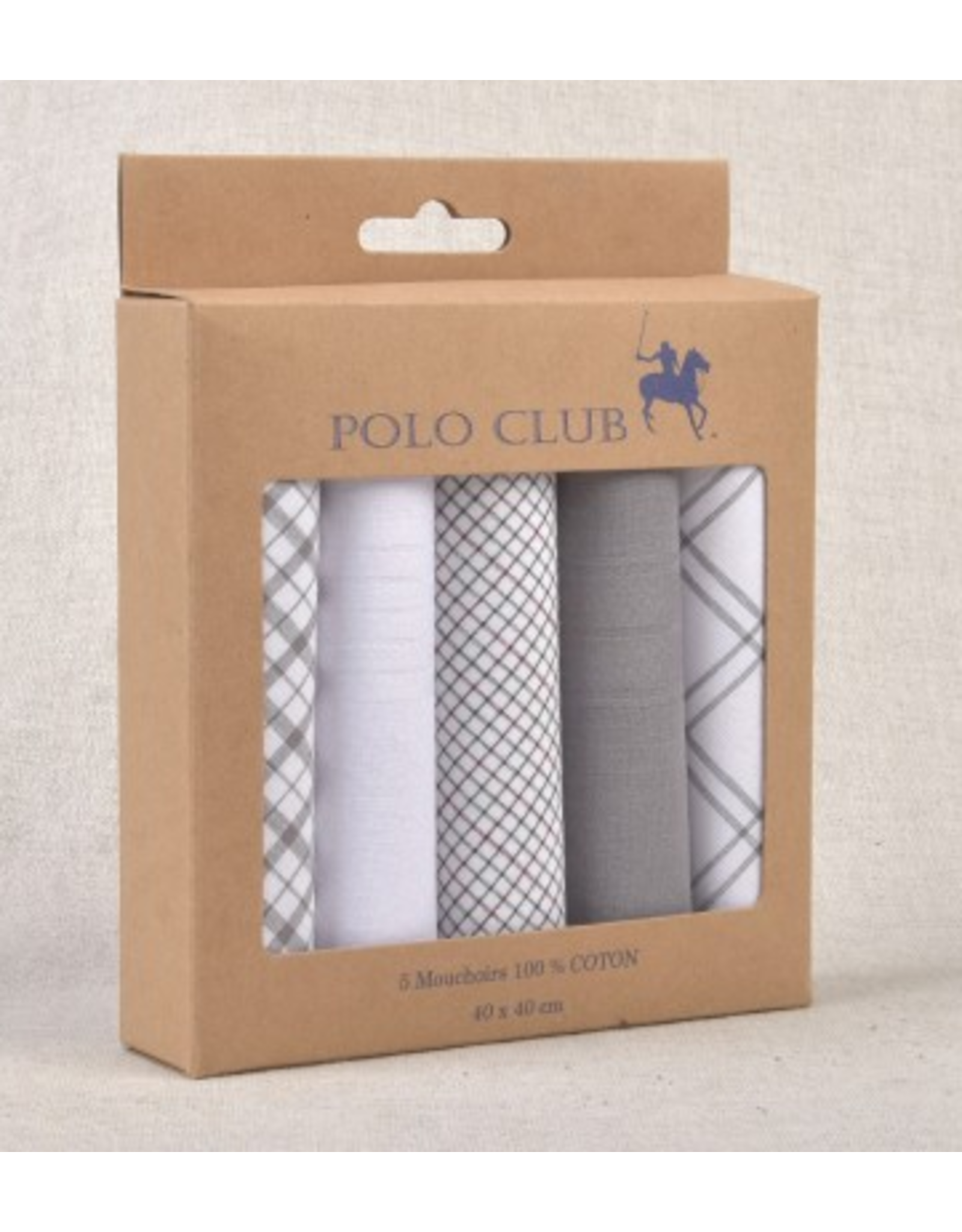 Zakdoeken 100% katoen col. 011 - 5 stuks