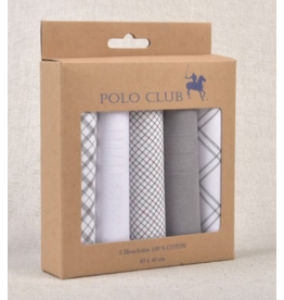 Zakdoeken 100% katoen col. 011 - 5 stuks