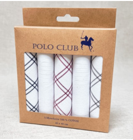 Zakdoeken 100% katoen col. 012 - 5 stuks