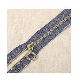 Mediac Mediac Sierrits jeans met gouden tandjes en trekker 12cm