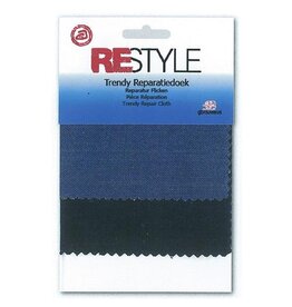 Restyle ReStyle Trendy reparatiedoek jeans 15 cm x 20cm