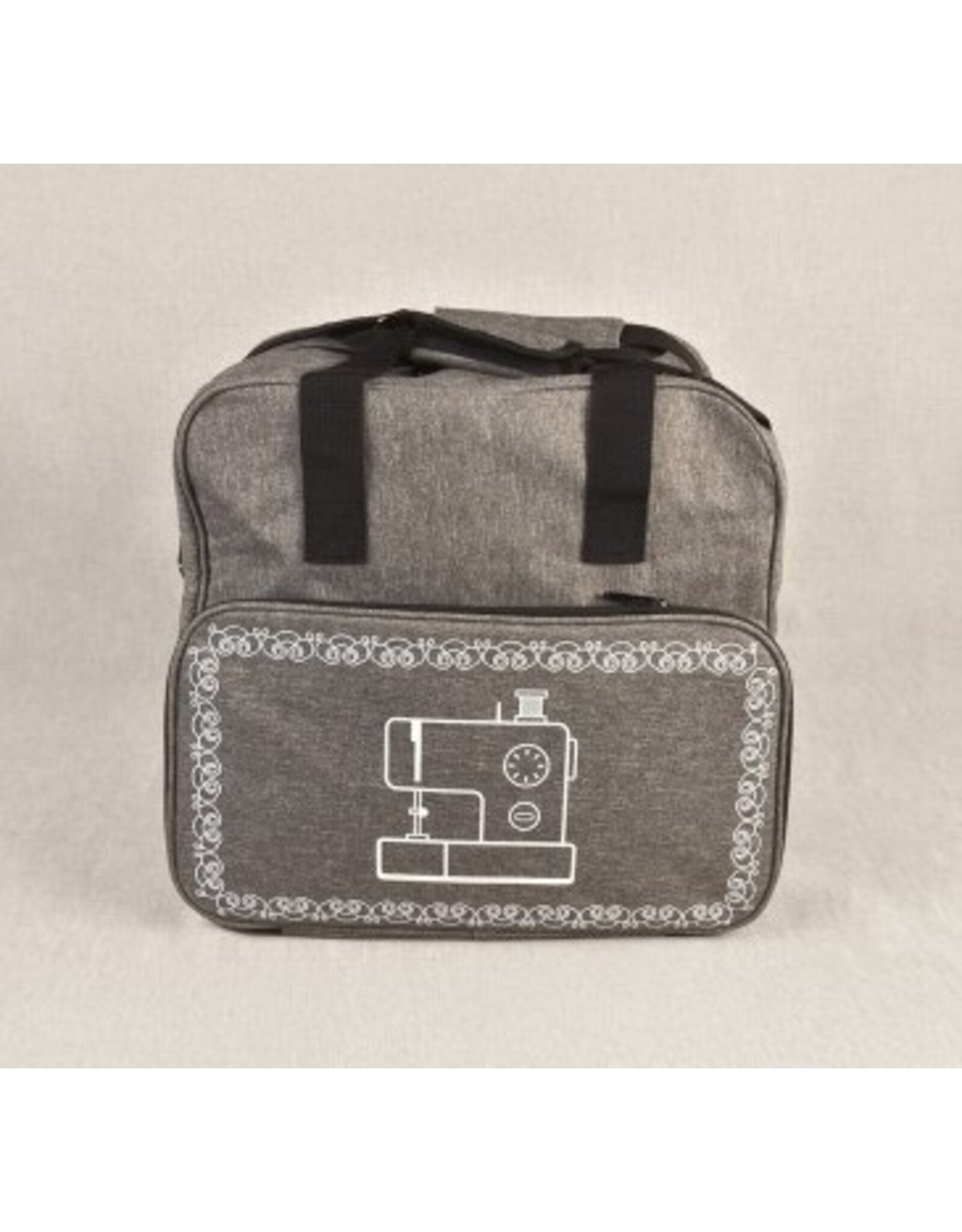 Tas overlock 38x29x36cm grijs