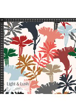 Stoffabrics Light & Lush bloemen multicolor