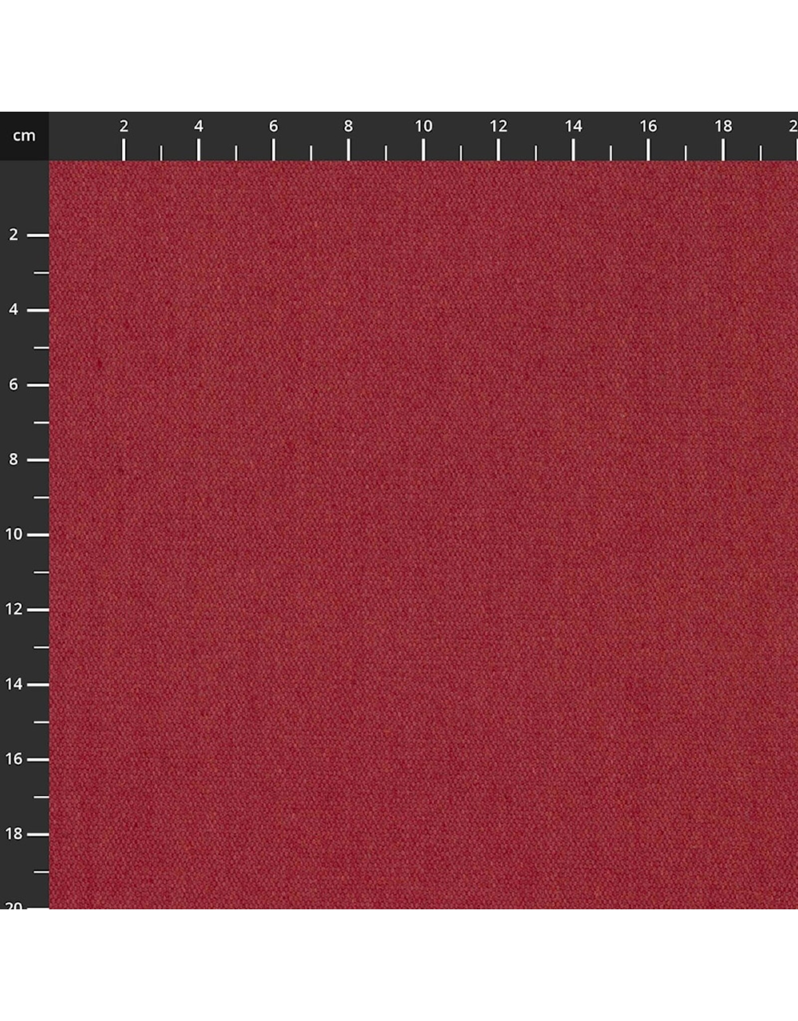 Stoffabrics Light & Lush Heavy Canvas rood
