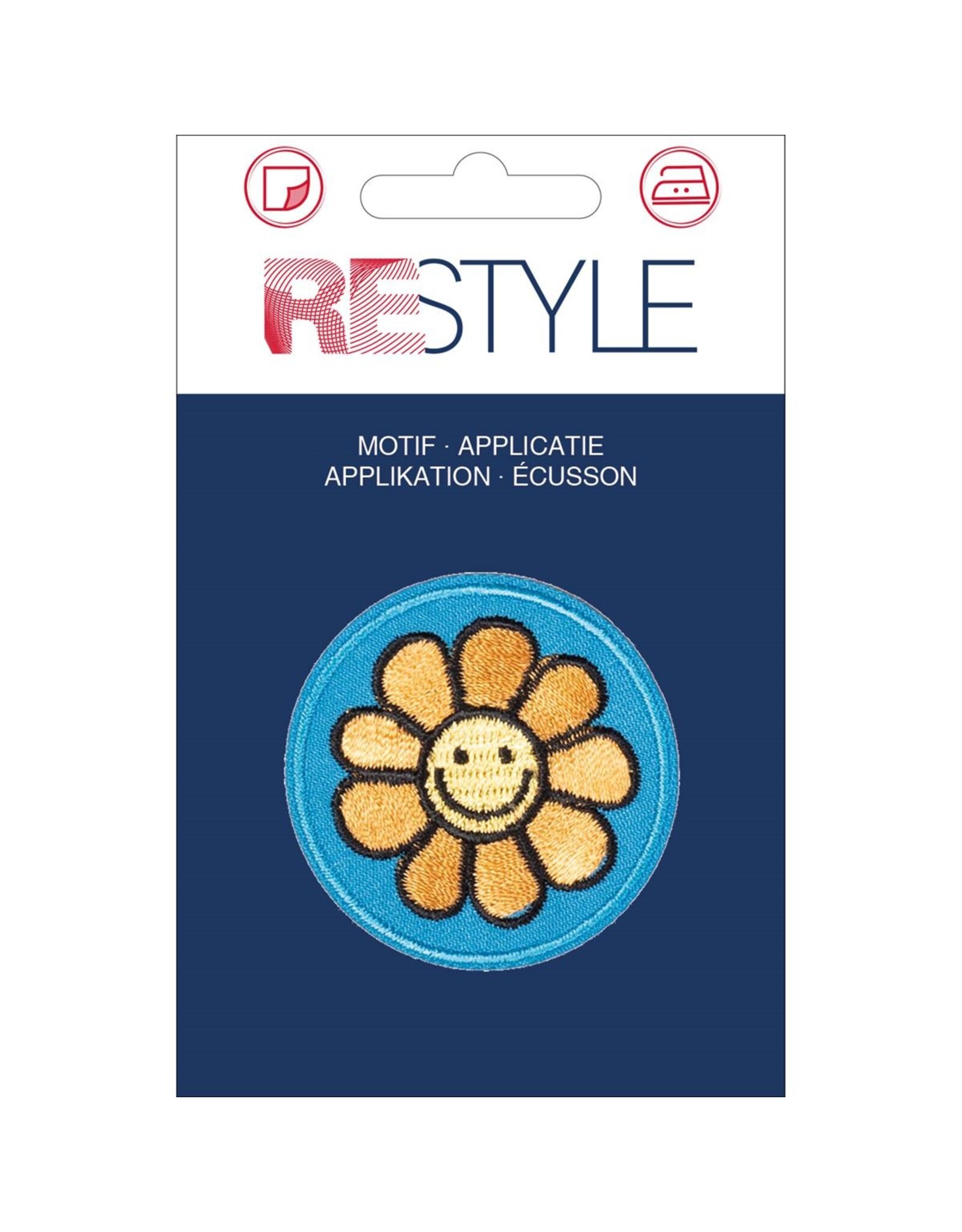 Applicatie Flower smile Yellow