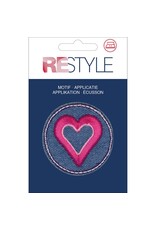 Restyle Applicatie Denim heart