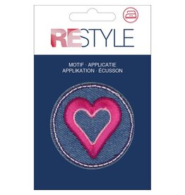Restyle Applicatie Denim heart