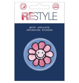 Restyle Applicatie Flower Smile pink