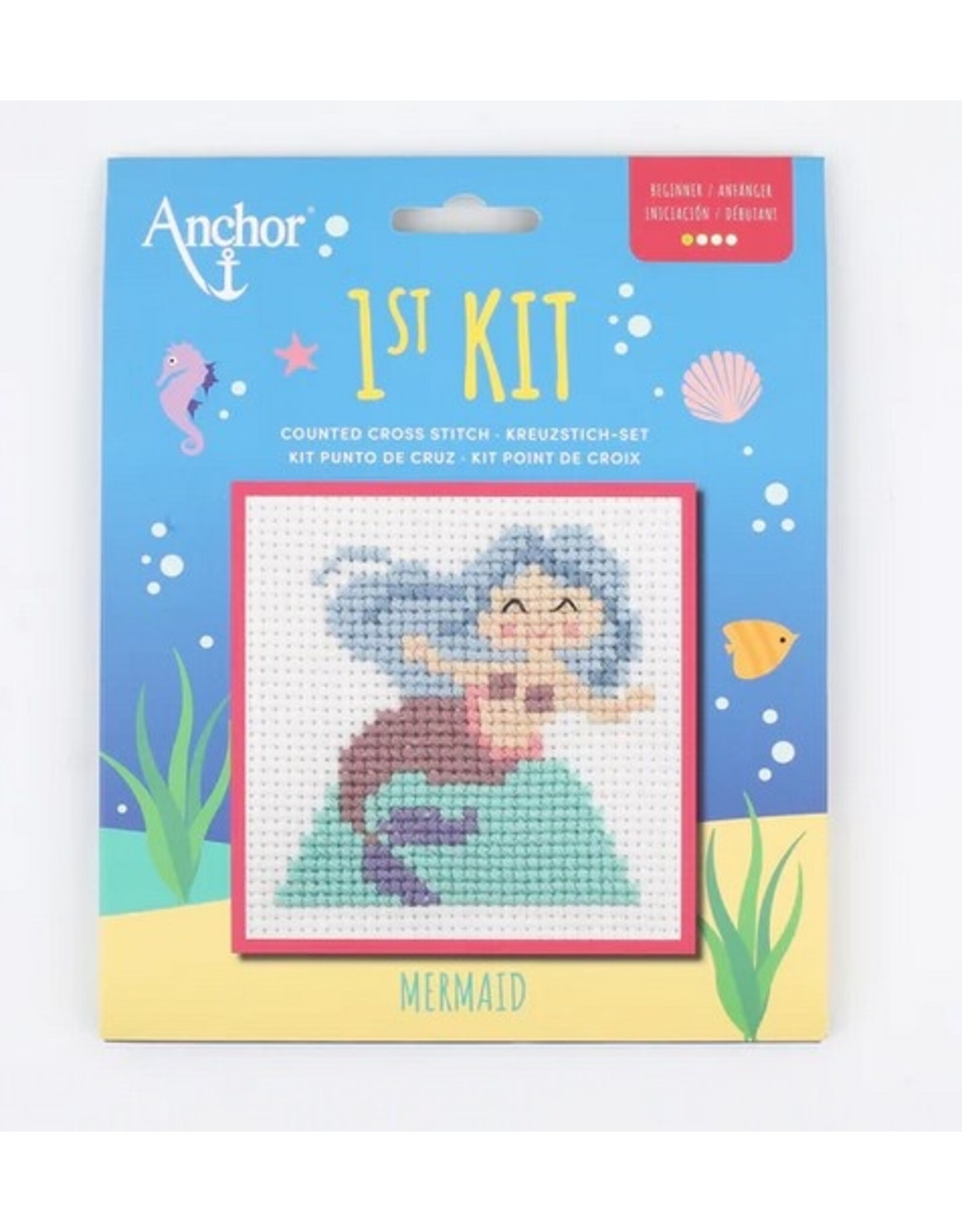 Anchor Anchor 1st kit kruissteek Mermaid
