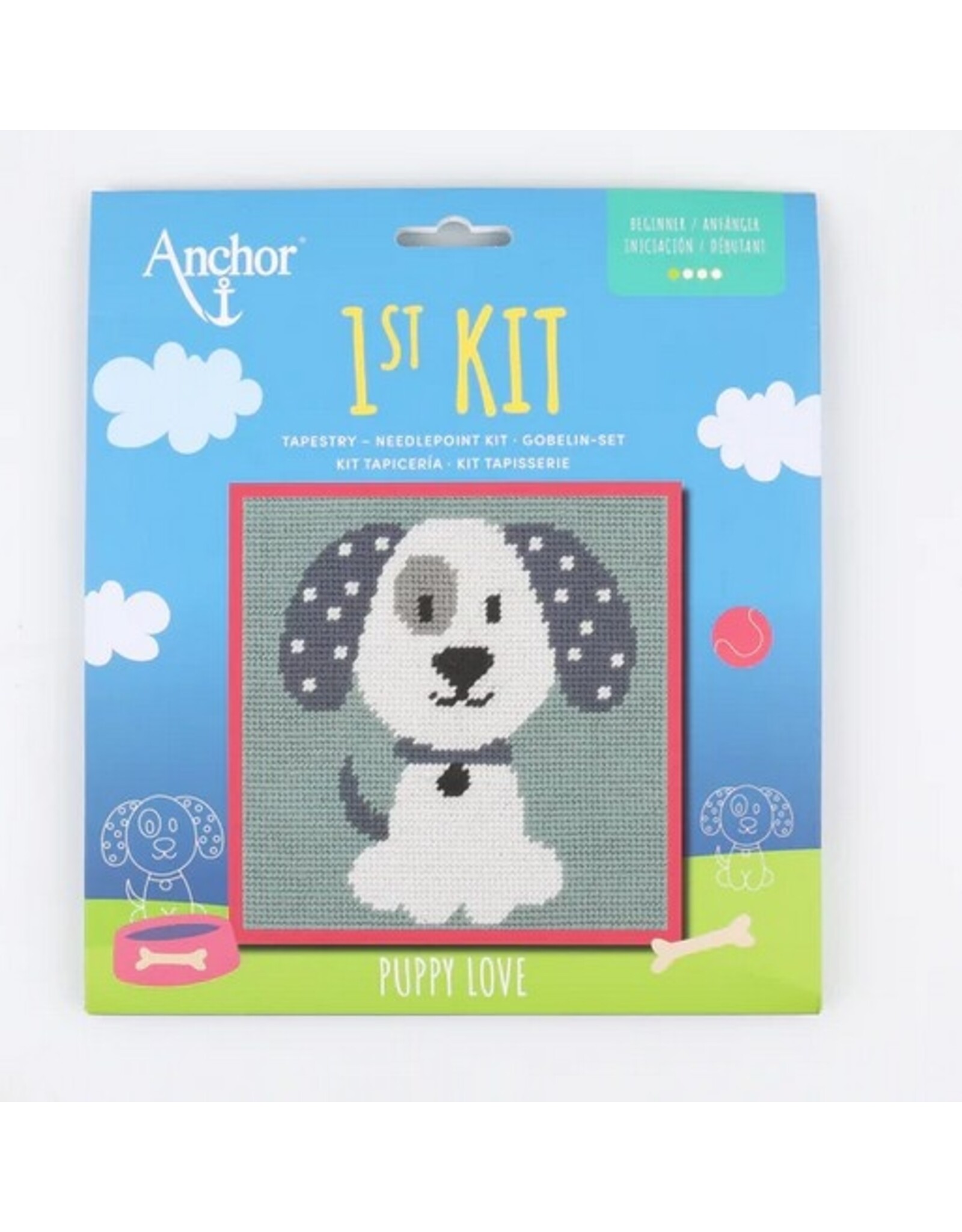 Anchor Anchor 1st kit tapestry Puppy Love