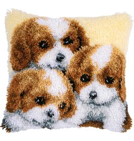 Vervaco Vervaco Knooppakket 3 honden 40x40cm