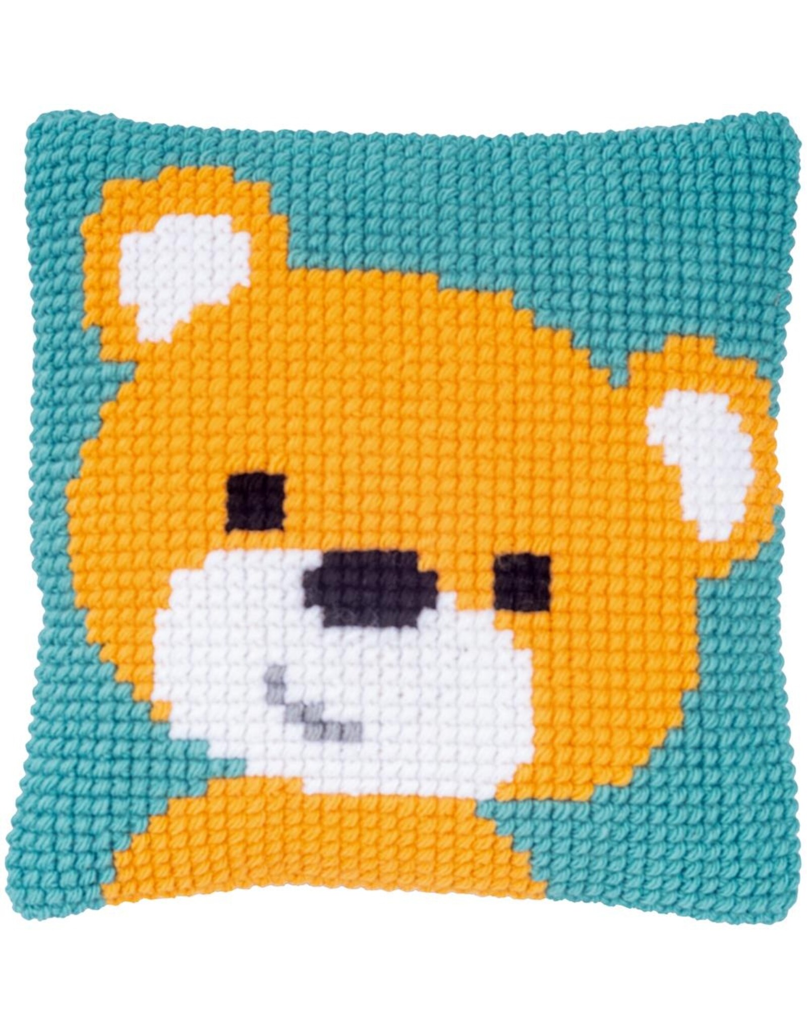Vervaco I Stitch Kits 4 kids Kruissteek beertje geel