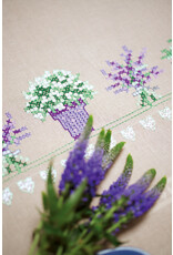 Vervaco Vervaco Borduurpakket tafelkleed Lavendel 80x80cm