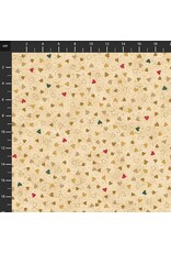 We love Christmas Beige Gold 12