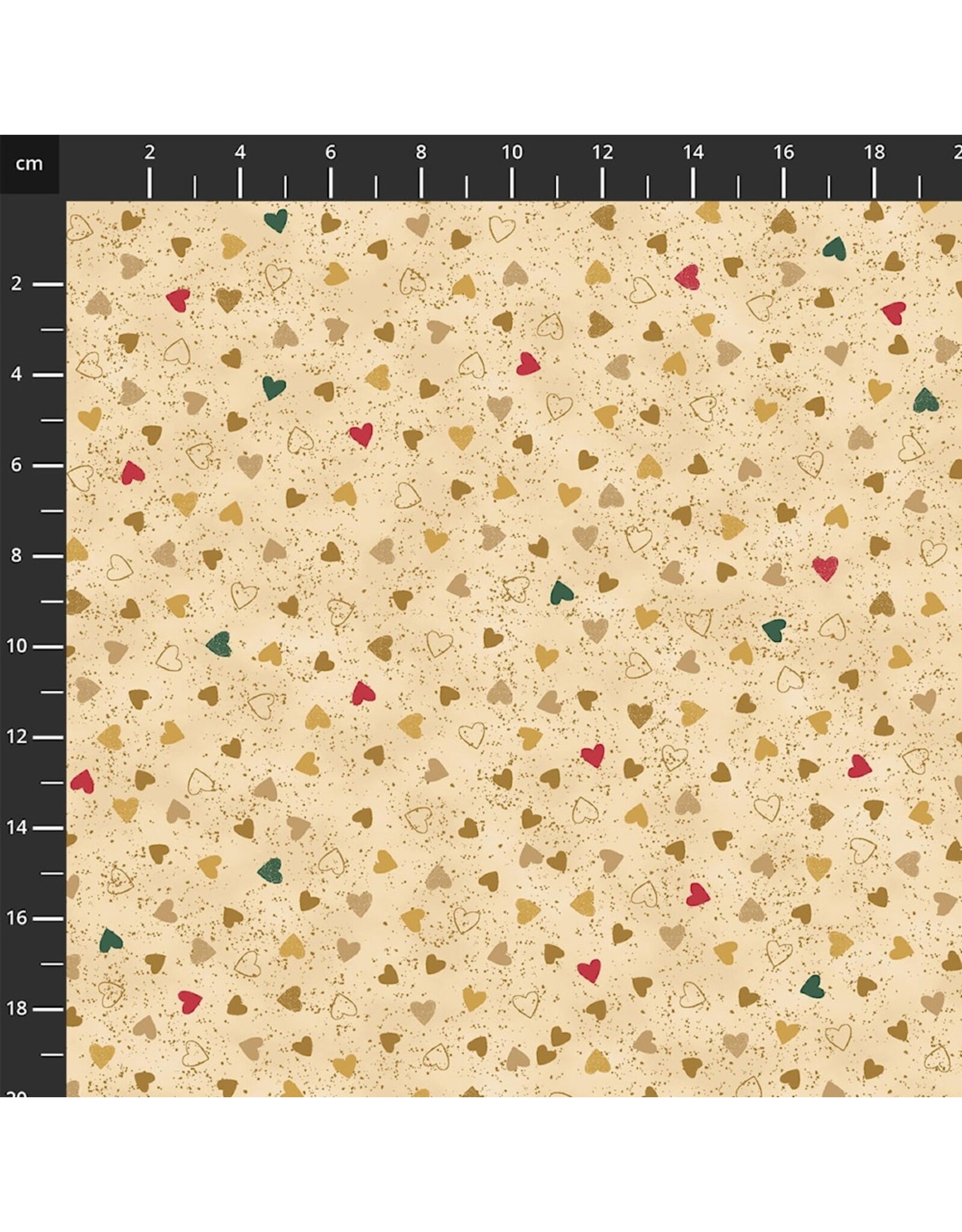 We love Christmas Beige Gold 12