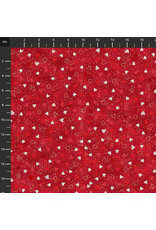 We love Christmas Red Silver 12
