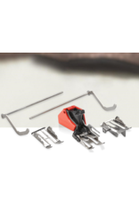 Bernina Bernina boventransportvoet met zoomgeleiders #50 nieuwe aansluiting  rood