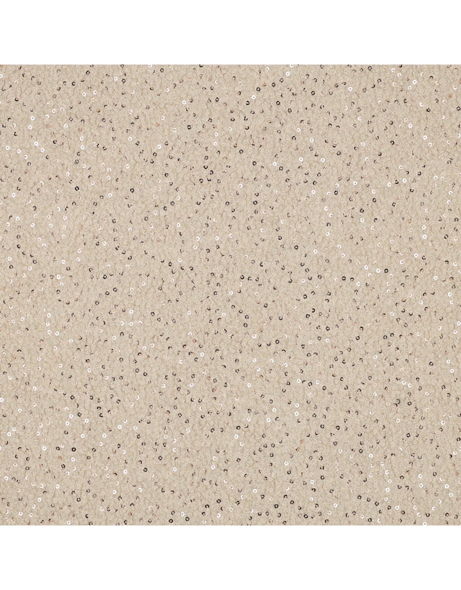 Teddy sequins ecru