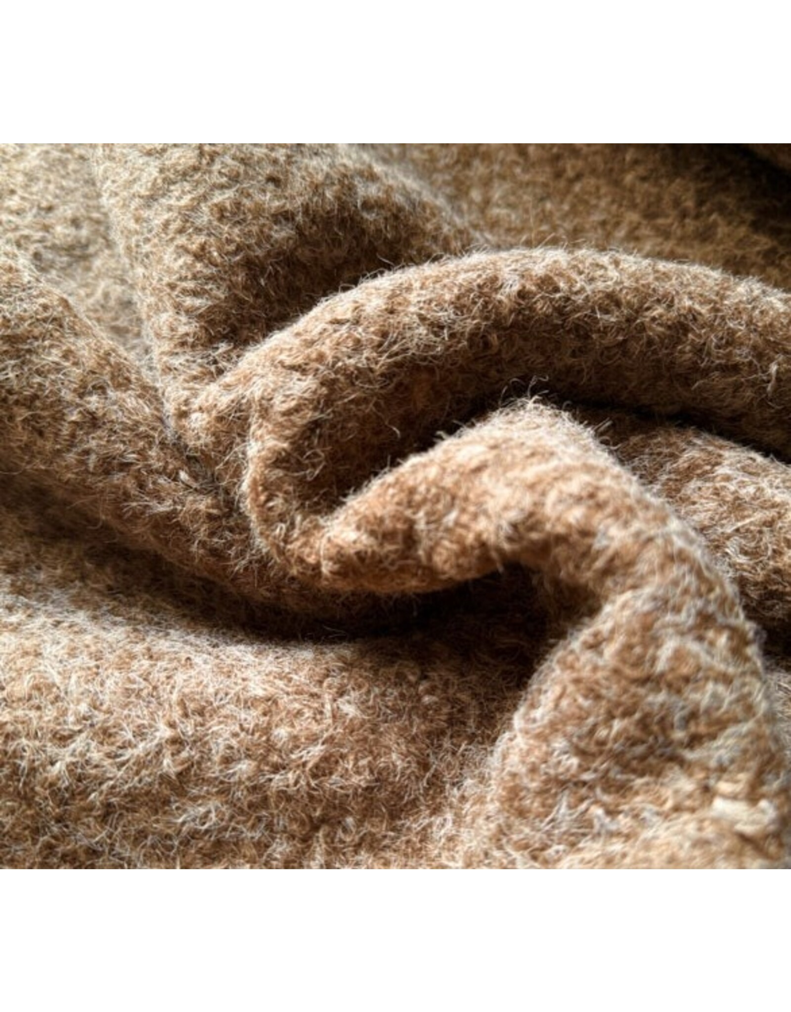 Bouclé Camel 100% polyester