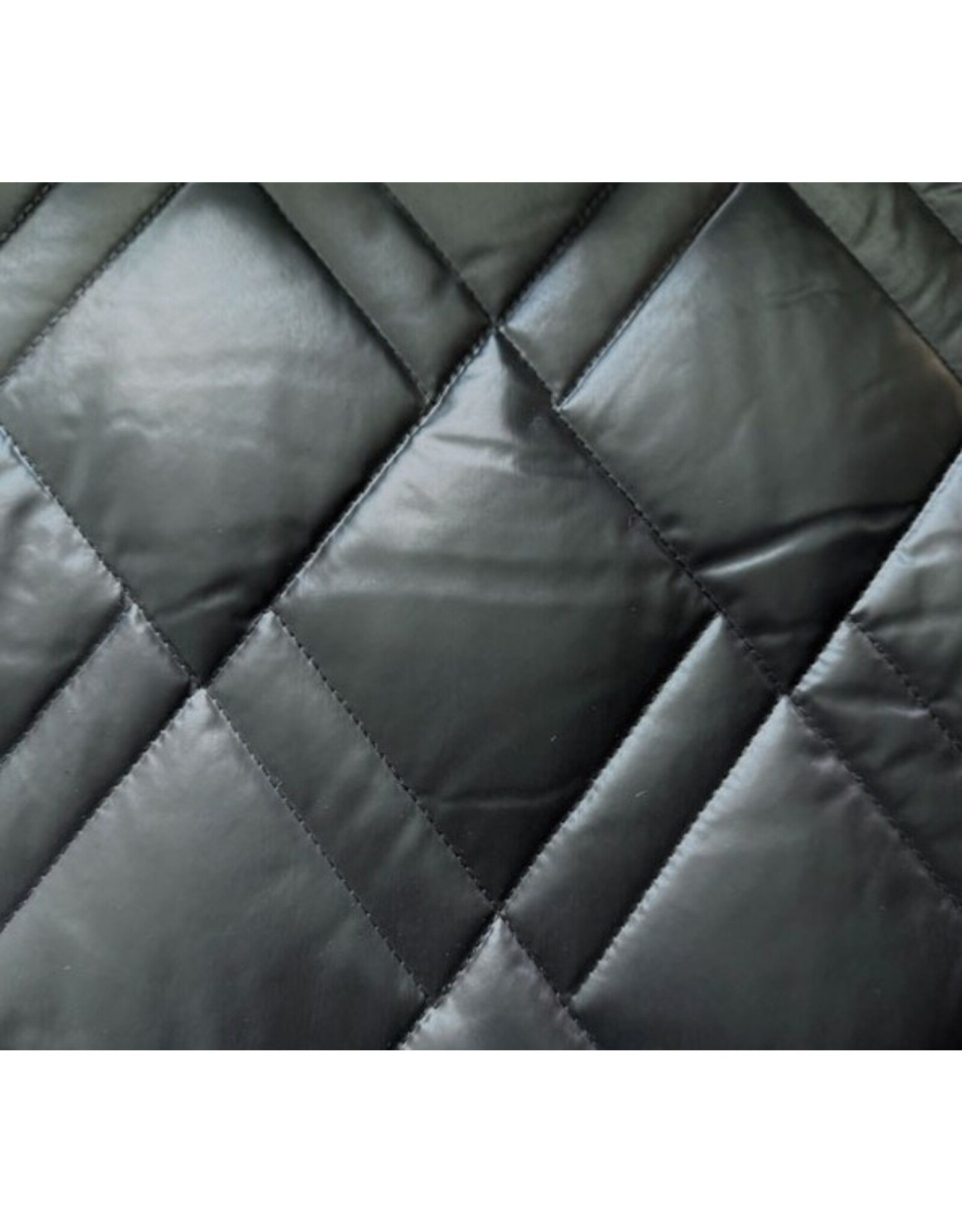 Mattelassé zwart 100% polyester