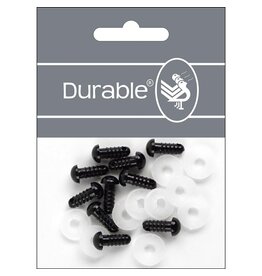 Durable Veiligheidsogen zwart 8mm - 5 paar