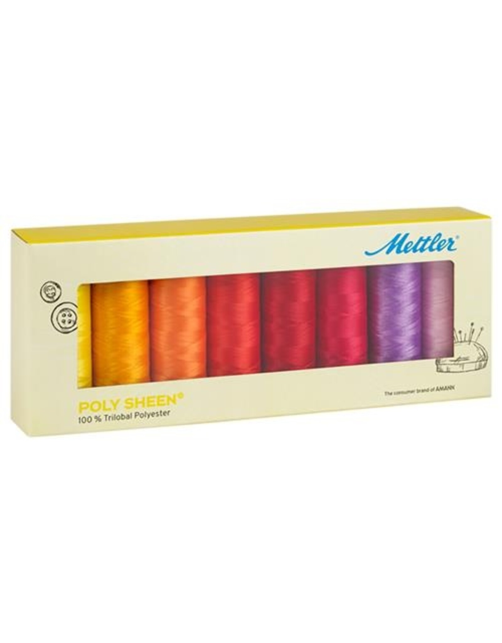 Mettler Mettler Poly Sheen Floral kit 8 st.