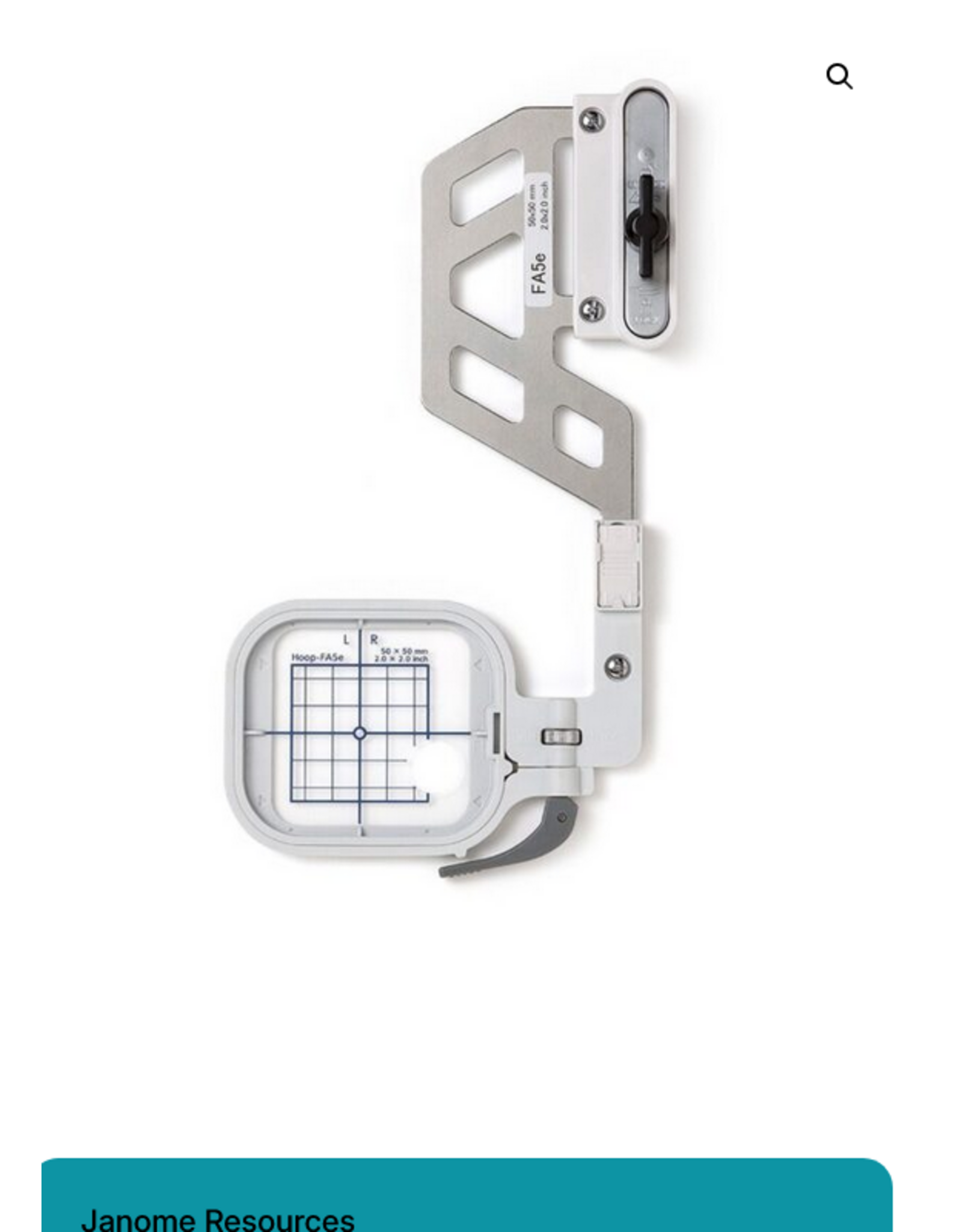 Janome janome borduurring FA5e 50 x 50 mm