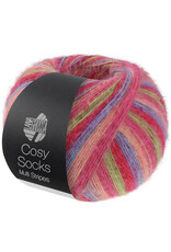 Lana Grossa Lana Grossa Cosy Socks Multi Stripes 0152