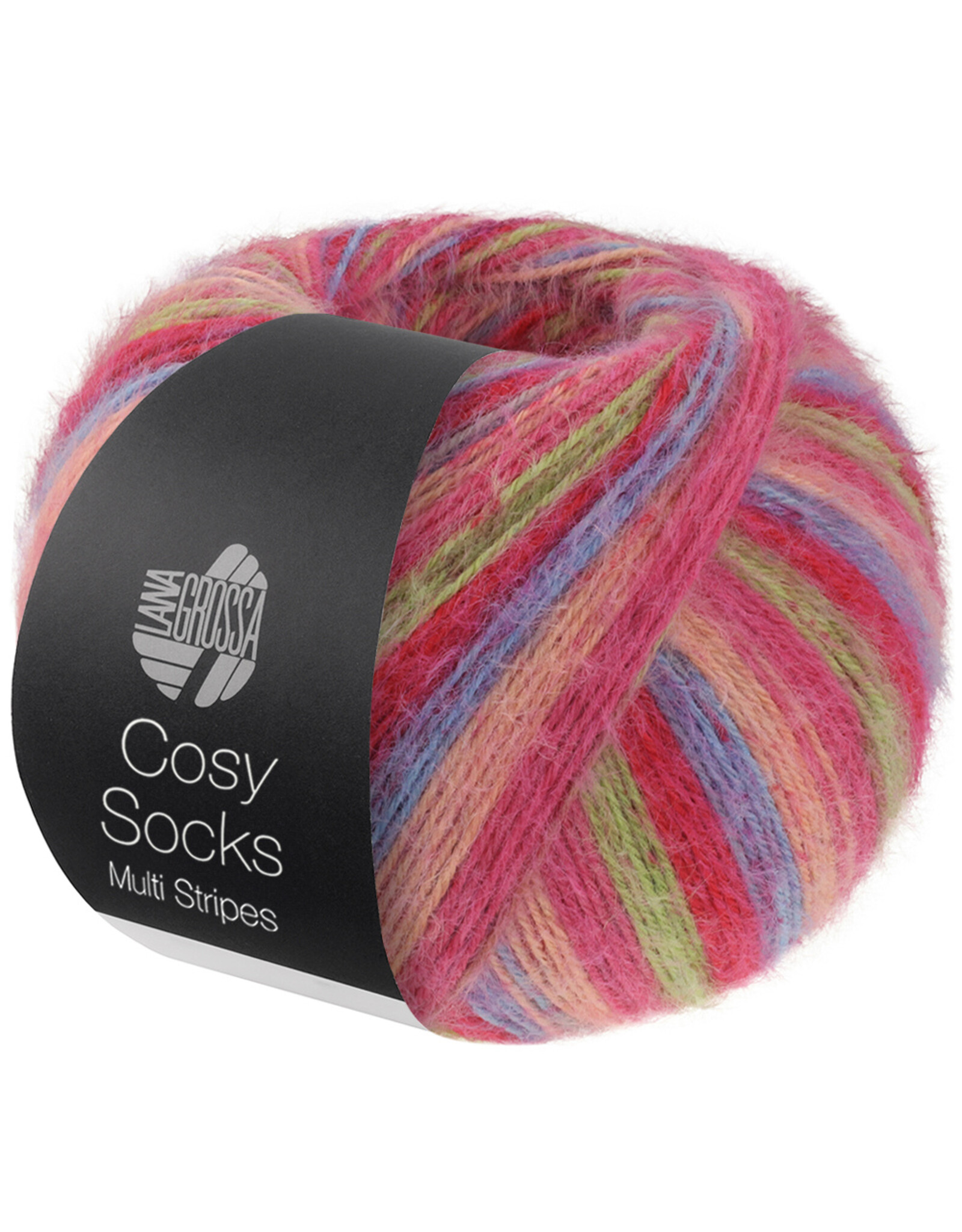 Lana Grossa Lana Grossa Cosy Socks Multi Stripes 0152