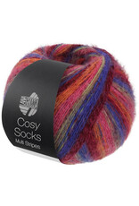 Lana Grossa Lana Grossa Cosy Socks Multi Stripes 0156