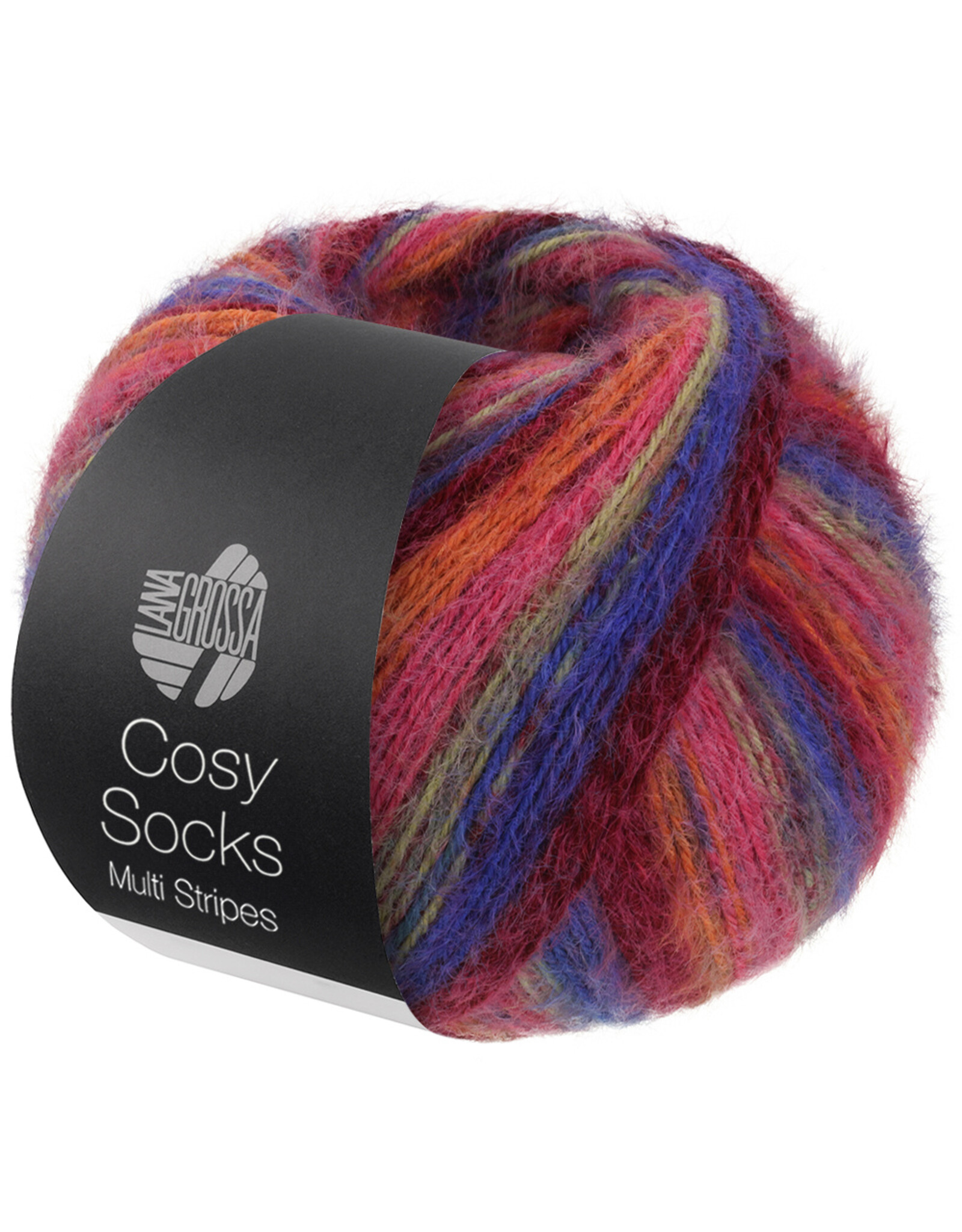 Lana Grossa Lana Grossa Cosy Socks Multi Stripes 0156